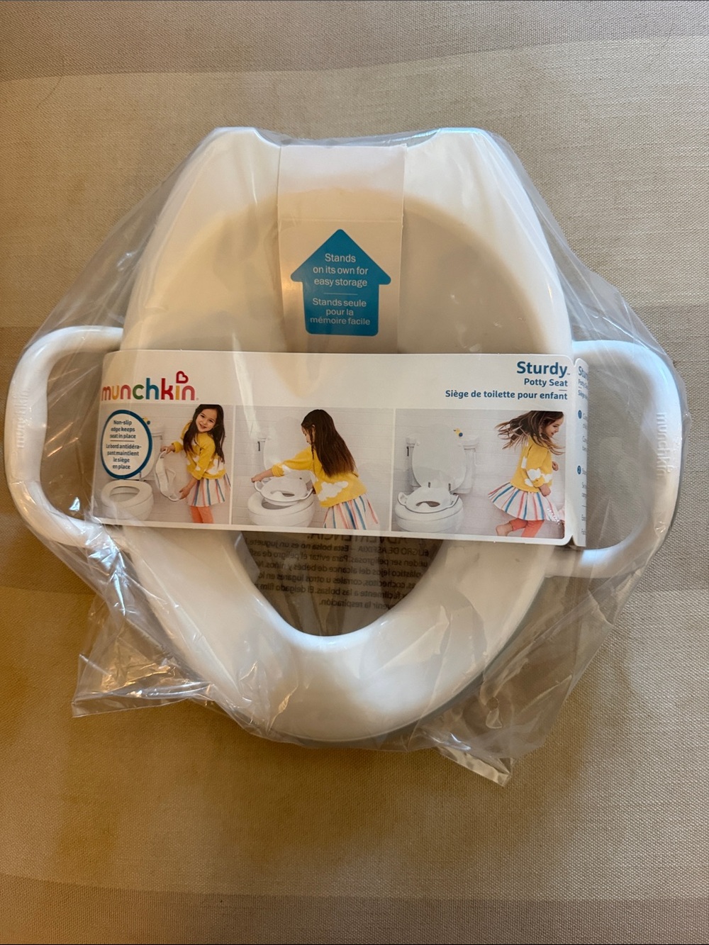 Munchkin White Potty Seat with Handles